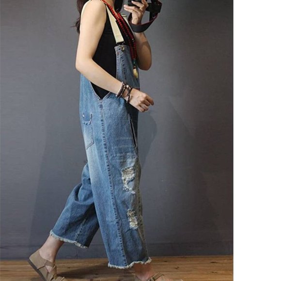 NWT Lolli Distressed Overalls - Picture 3 of 7